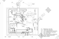 Схема подключения и монтажа водогрейного промышленного котла 1160 кВт на естественной тяге